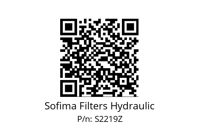   Sofima Filters Hydraulic S2219Z