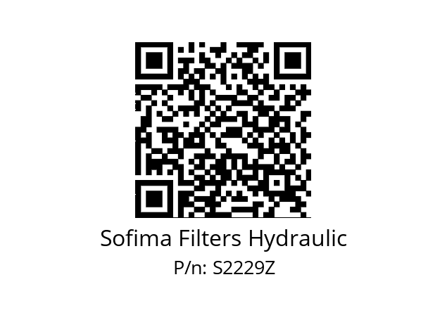   Sofima Filters Hydraulic S2229Z