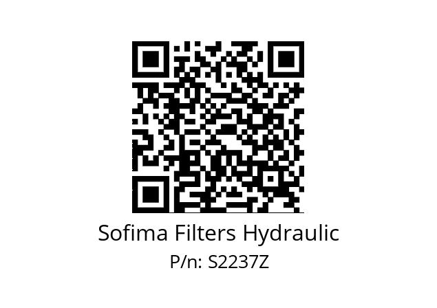   Sofima Filters Hydraulic S2237Z