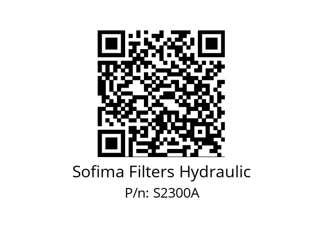   Sofima Filters Hydraulic S2300A