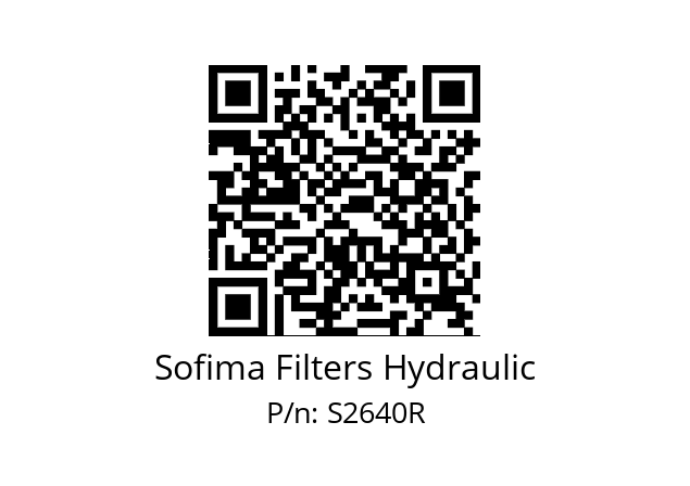   Sofima Filters Hydraulic S2640R