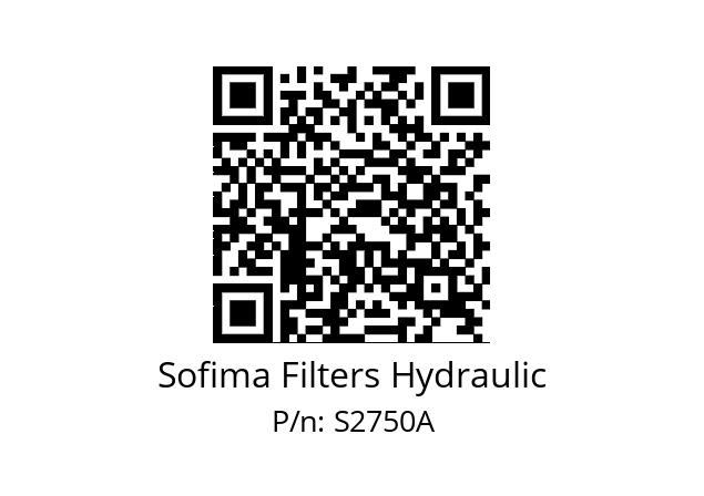   Sofima Filters Hydraulic S2750A