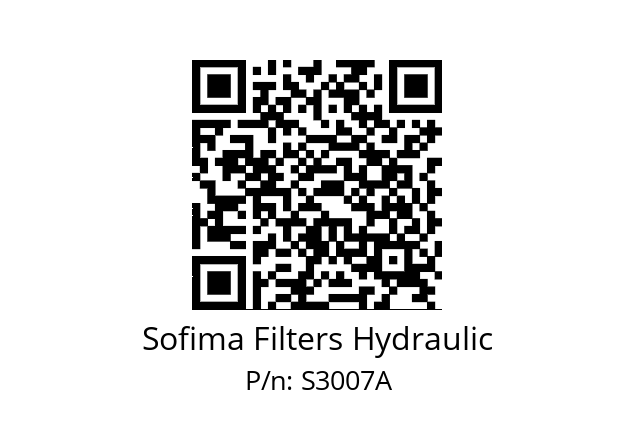   Sofima Filters Hydraulic S3007A