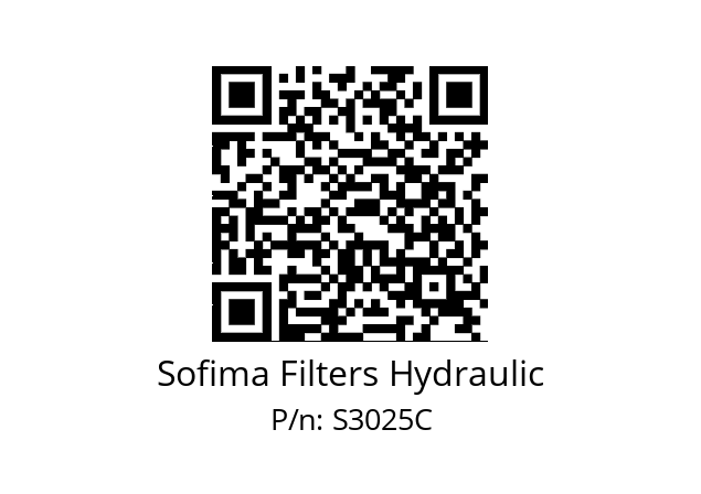   Sofima Filters Hydraulic S3025C