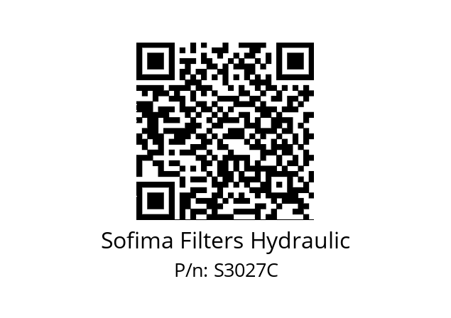   Sofima Filters Hydraulic S3027C