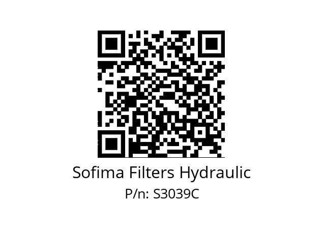   Sofima Filters Hydraulic S3039C