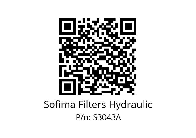   Sofima Filters Hydraulic S3043A