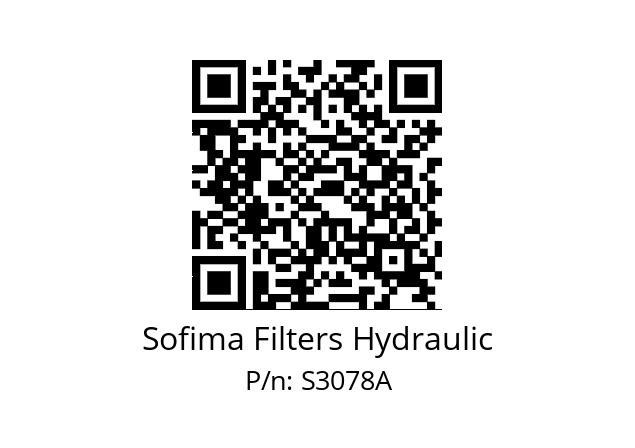   Sofima Filters Hydraulic S3078A