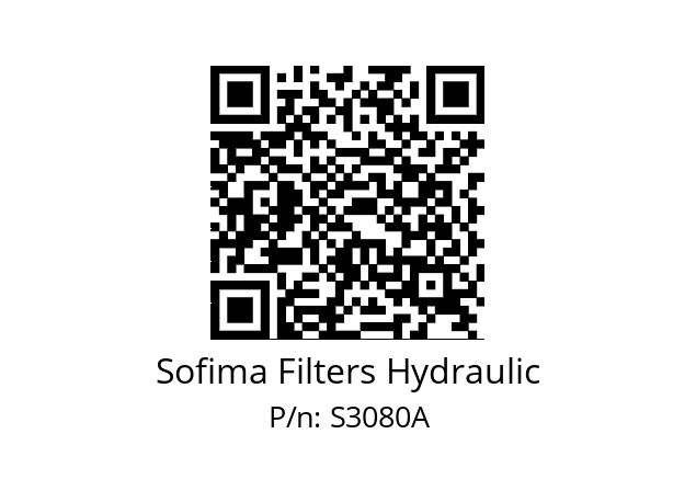   Sofima Filters Hydraulic S3080A