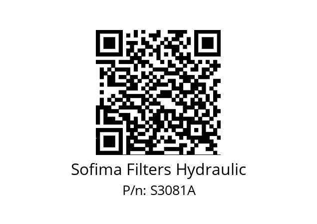   Sofima Filters Hydraulic S3081A