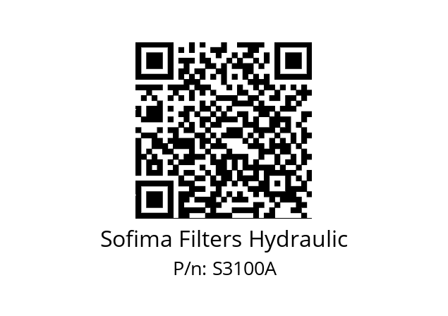   Sofima Filters Hydraulic S3100A