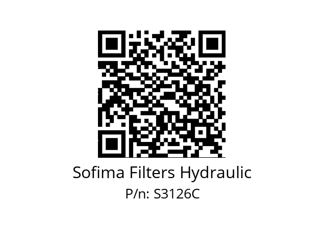   Sofima Filters Hydraulic S3126C