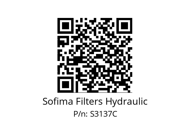   Sofima Filters Hydraulic S3137C