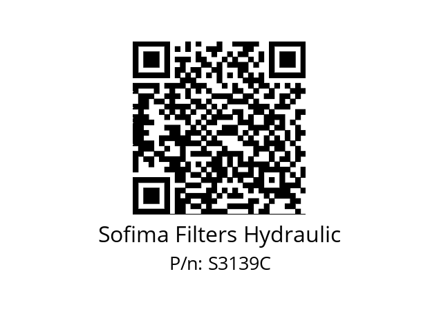   Sofima Filters Hydraulic S3139C