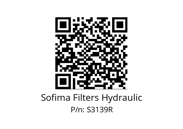   Sofima Filters Hydraulic S3139R