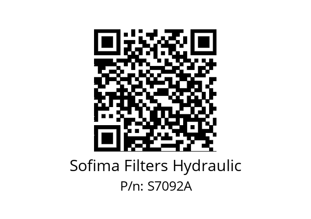   Sofima Filters Hydraulic S7092A