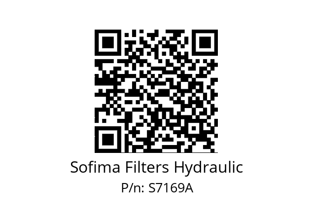   Sofima Filters Hydraulic S7169A