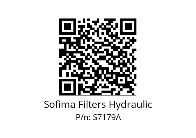   Sofima Filters Hydraulic S7179A