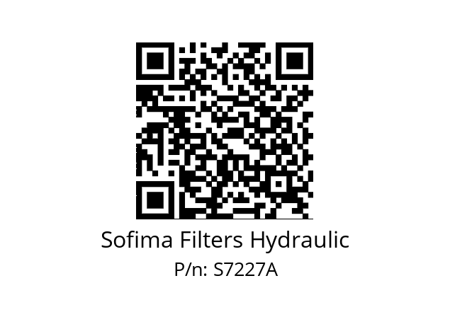   Sofima Filters Hydraulic S7227A