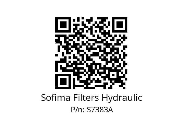   Sofima Filters Hydraulic S7383A