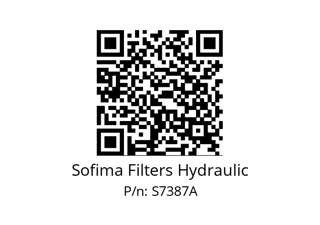   Sofima Filters Hydraulic S7387A