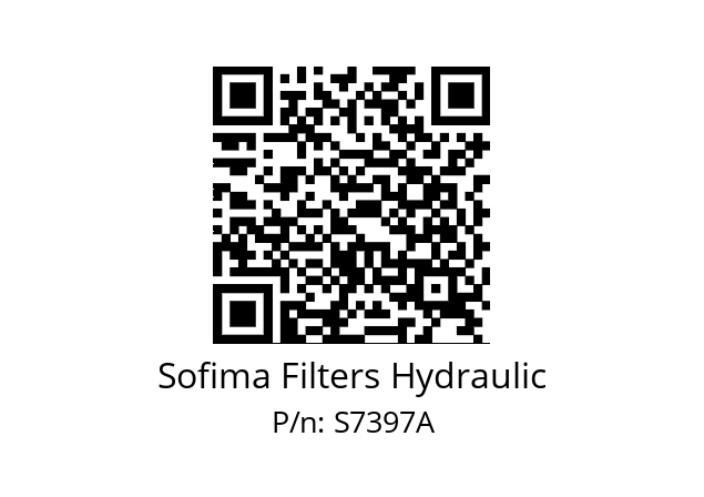   Sofima Filters Hydraulic S7397A