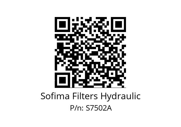   Sofima Filters Hydraulic S7502A