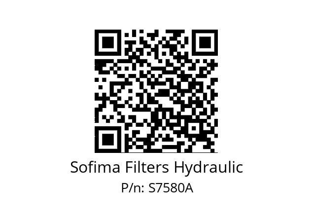   Sofima Filters Hydraulic S7580A