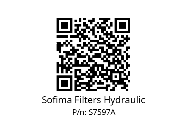   Sofima Filters Hydraulic S7597A