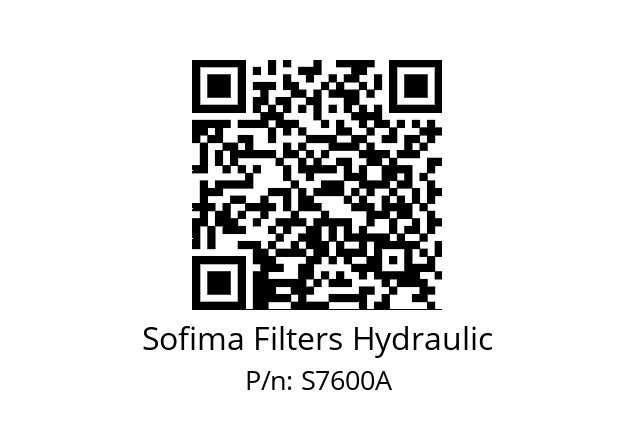   Sofima Filters Hydraulic S7600A