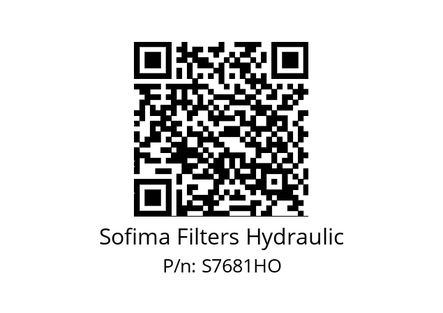   Sofima Filters Hydraulic S7681HO