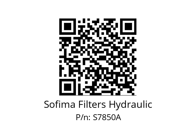   Sofima Filters Hydraulic S7850A