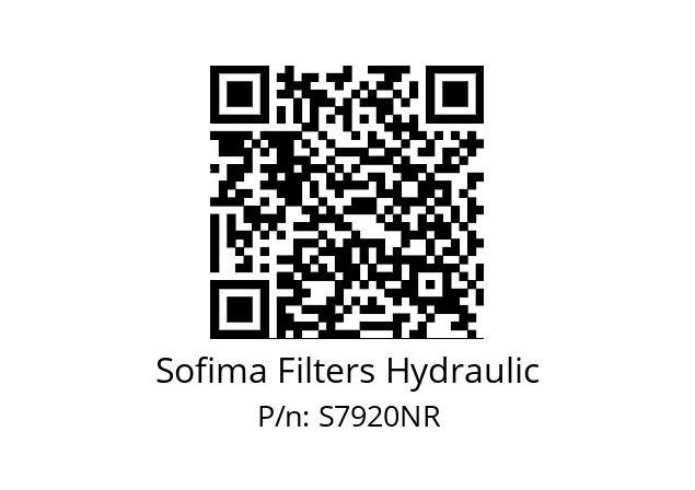   Sofima Filters Hydraulic S7920NR