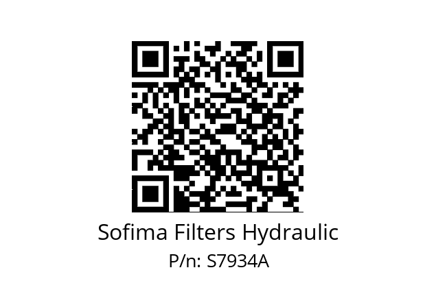   Sofima Filters Hydraulic S7934A