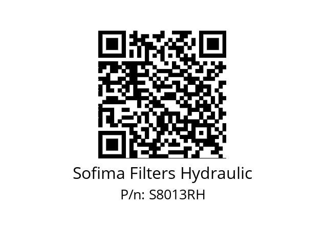   Sofima Filters Hydraulic S8013RH