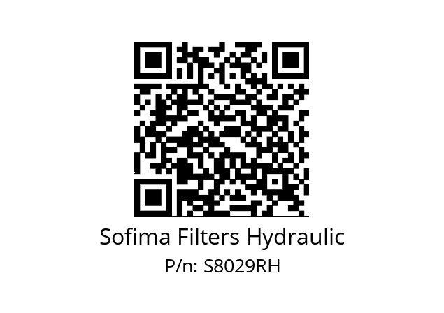   Sofima Filters Hydraulic S8029RH