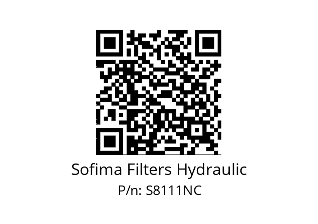   Sofima Filters Hydraulic S8111NC