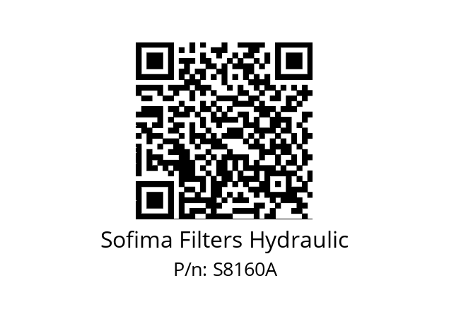   Sofima Filters Hydraulic S8160A