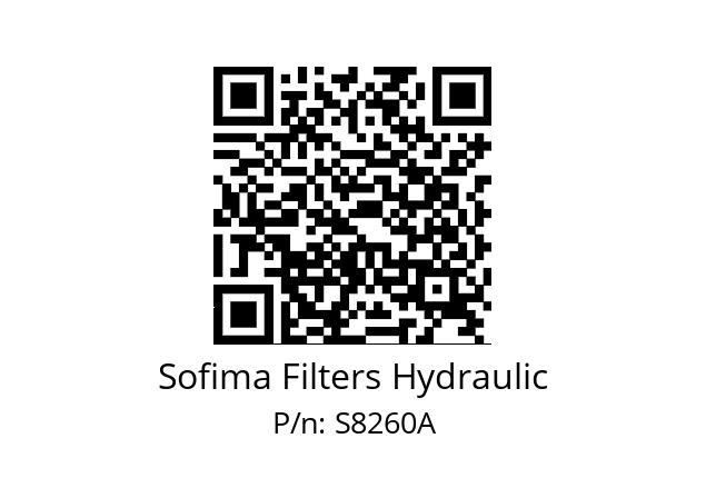   Sofima Filters Hydraulic S8260A