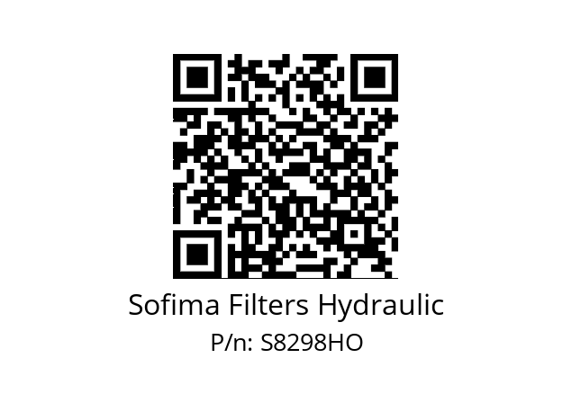   Sofima Filters Hydraulic S8298HO