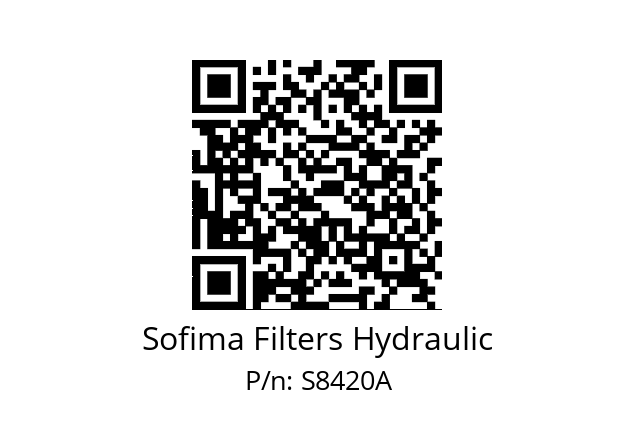   Sofima Filters Hydraulic S8420A