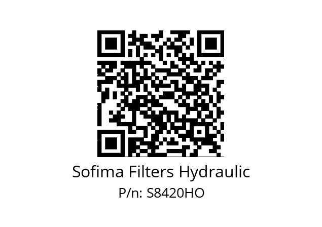   Sofima Filters Hydraulic S8420HO