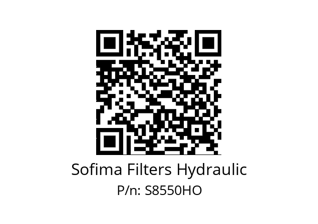   Sofima Filters Hydraulic S8550HO