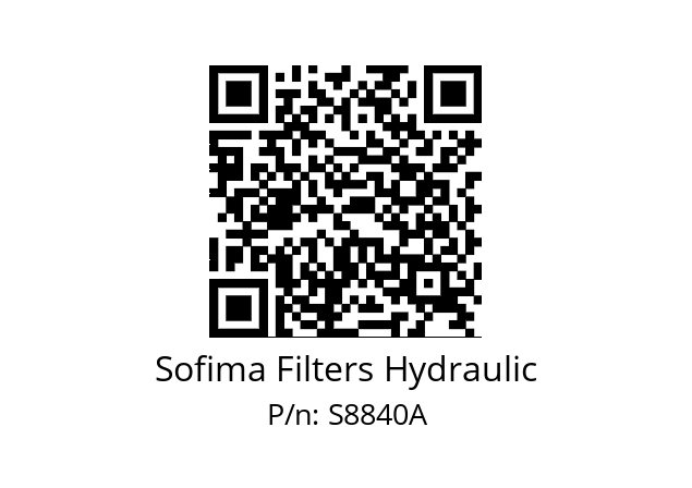   Sofima Filters Hydraulic S8840A