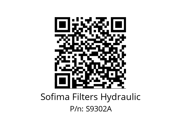   Sofima Filters Hydraulic S9302A