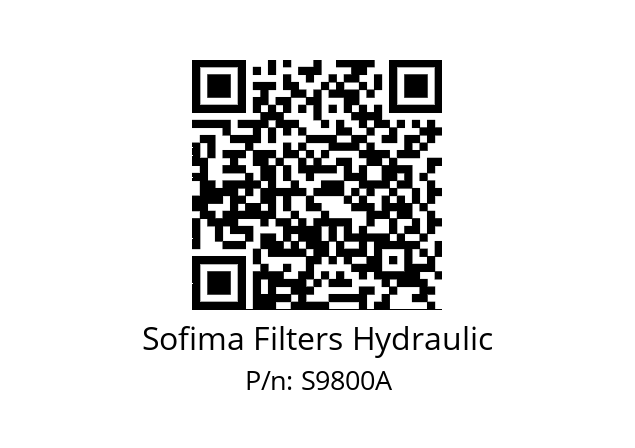   Sofima Filters Hydraulic S9800A