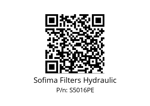   Sofima Filters Hydraulic S5016PE