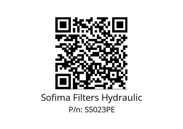   Sofima Filters Hydraulic S5023PE