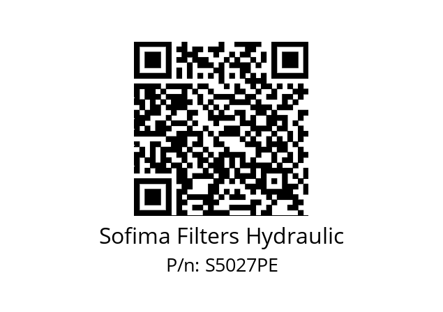   Sofima Filters Hydraulic S5027PE