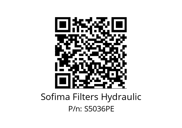   Sofima Filters Hydraulic S5036PE